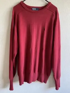 ラルフローレン クルーネックセーター M(Lsize相当)