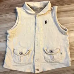 MIKIHOUSE FIRST コットンベスト　80-90cm