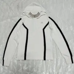 adidas レディース ゴルフウェア ハーフジップ フーディー