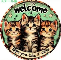 ブリキ看板 置物