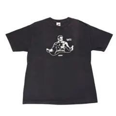 Nintendo wii ロゴ tシャツ XL グレー 企業 ゲーム キャラ - メルカリ