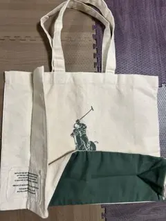 ラルフローレン帆布トートバック　大容量　未使用