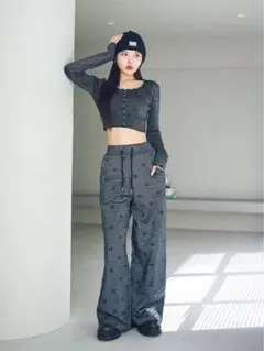 ブラックラメセットアップ