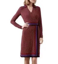HOBBS LONDON ラップドレス ワンピース UK8のサムネイル