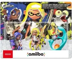 Splatoon amiibo 3体セット 新品未使用未開封