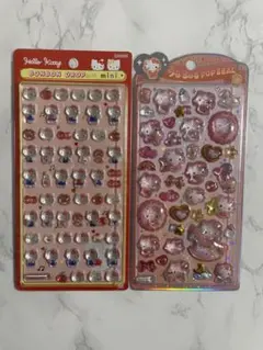【正規品】　ボンボンドロップシール　サンリオmini 赤キティ　うるちゅるキティ