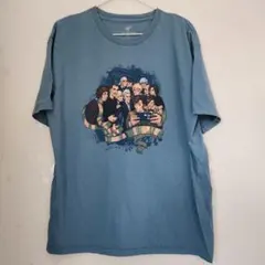 DoctorWho ドクターフー キャラプリントTシャツ L 青 TeeFury