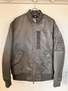 26年復刻品 UNIQLO+J ハイブリッドダウンオーバーサイズMA1 グレーL