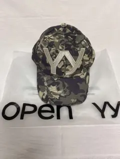OPEN YY ベースボールキャップ FREE ブラック - メルカリ