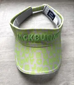 Jack Bunny ジャックバニー サンバイザー レディース ライムグリーン