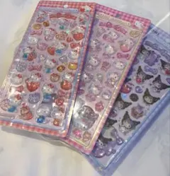 正規品♡ボンボンドロップシール　第二弾　サンリオ　クロミ　赤キティ　ピンクキティ