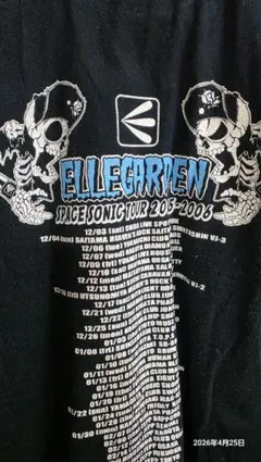ELLEGARDEN SPACE SONIC TOUR T恤 S尺寸
