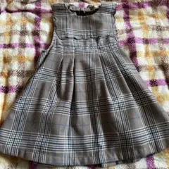 petit main チェック柄 ワンピース 90cm