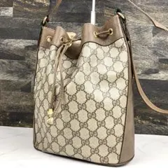 GUCCI グッチ ショルダーバッグ 巾着 バッグ シェリーライン PVCのサムネイル
