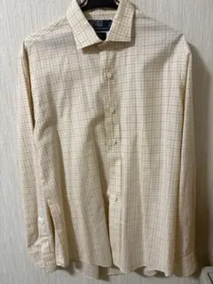 Ralph Lauren ベージュ　チェックシャツ　Mサイズ