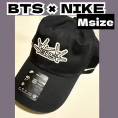 韓国限定ワッペン付！レア！NIKE BTS キャップ 帽子ホワイト白 即日