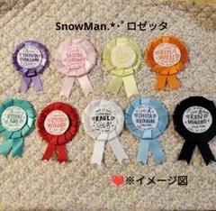 SnowMan☆ハンドメイドロゼット