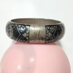 エリッカニコラスビケイ 真鍮天然石(⁠セプタリアン)バングル 
