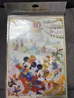 東京ディズニーリゾート 40周年記念クリアファイル3枚セット