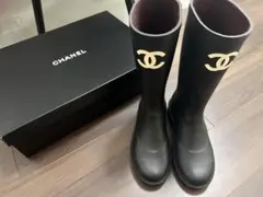 ⚠️7月末までの掲載　CHANEL レインブーツ 35のサムネイル