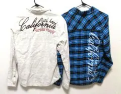 GOTCHA ネルシャツ系　Sサイズ 左シャツのみ