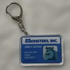 モンスターズインク サリー IDカード風 アクリルキーホルダー