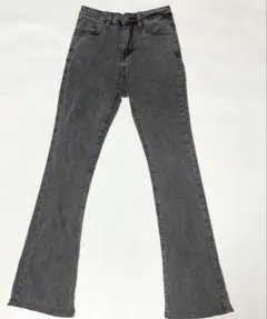 SHEIN フレアデニム グレー フリーサイズのサムネイル
