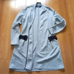 エムズグレイシー　 グレー ロングカーディガン38サイズ