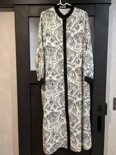 クラシックパターン ロングワンピース