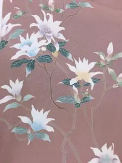 作家物　訪問着　袷　着物　加賀友禅　作家物　花模様 ピンク　落款有 11HM4 2026年最新】加賀友禅 訪問着 作家の人気アイテム - メルカリ