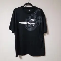 カンタベリー　メンズ 半袖 トレーニングTシャツ　プラクティスシャツ　3L　黒のサムネイル