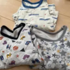 キッズシャツ　3枚セット100.110