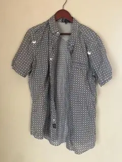 MICHEL KLEIN ミシェルクラン　半袖 50 (XL) 花柄　グレーのサムネイル