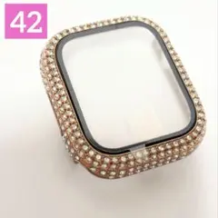 「Apple Watch用 キラキラカバーケース」42上品 きれい匿名配送