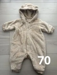 UNIQLO ファーリーフリースオールインワン 70