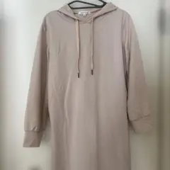 授乳服 マタニティ パーカーワンピース M
