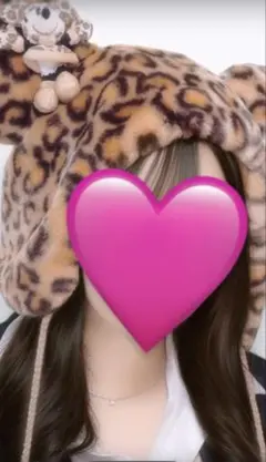 ディズニーヒョウ柄ファンキャップ