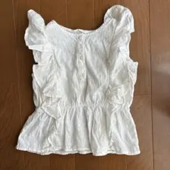 H&Mフリルトップス4〜5Y