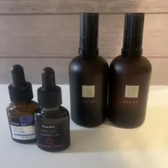 Nオーガニック フラコラ　遮光瓶/空き瓶4本