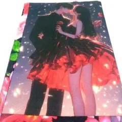 パネル89 № ハンドメイド ブックカバー【文庫本】ロマンチック　カップル
