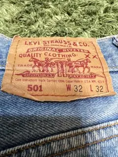 【USA製】Levi's 501 赤文字 W32 L32リーバイス デニムパンツ