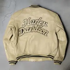 希少★90s★ハーレーダビッドソン★スタジャン★レザージャケット★ボンバー★短丈