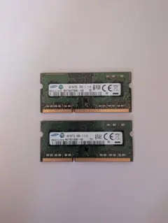 Samsung メモリ 8GB(4GB×2)ノート PC用 #A72 - メルカリ