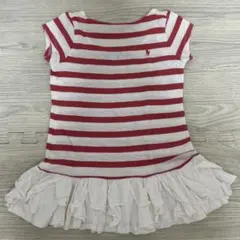 RALPH LAUREN★ワンピース★裾フリル★ボーダー★ラルフローレンのサムネイル