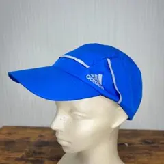 【通気性抜群】adidas 青 キャップ 　スポーツ・ランニング・ゴルフ