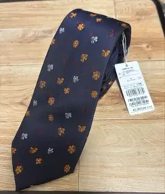 COMME CA ISM 花小紋柄 ネクタイ