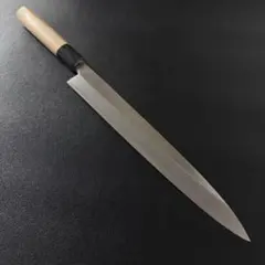 240mm 青鋼　霞 柳刃包丁　　クリ柄 和包丁　 堺刃物