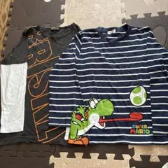 ヨッシーロンT 140 重ね着風ロンT150 2枚セット