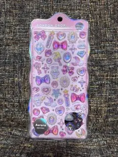 【新品】ボンボンドロップシール オーロラ 宝石 クーリア ピンク ほう