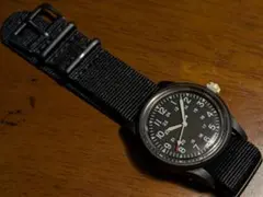 ミリタリーウォッチ　マットブラック　MW58　軍用時計　ミリタリ